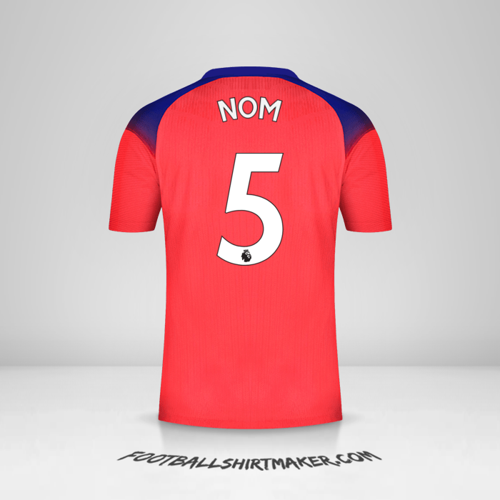 Maillot Chelsea 2020/21 Troisième -  nom - 5