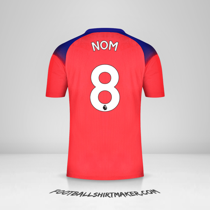 Maillot Chelsea 2020/21 Troisième -  nom - 8