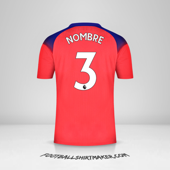 Jersey Chelsea 2020/21 Tercera -  nombre - 3