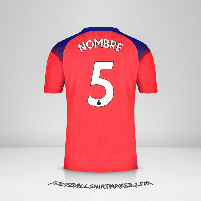 Camiseta Chelsea 2020/21 Tercera -  nombre - 5