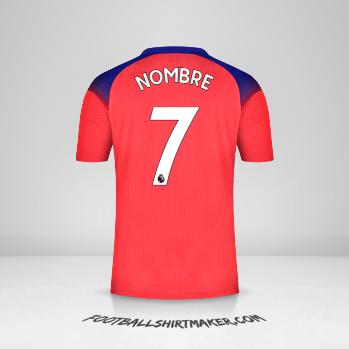 Jersey Chelsea 2020/21 Tercera -  nombre - 7