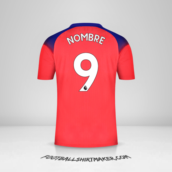 Camiseta Chelsea 2020/21 Tercera -  nombre - 9
