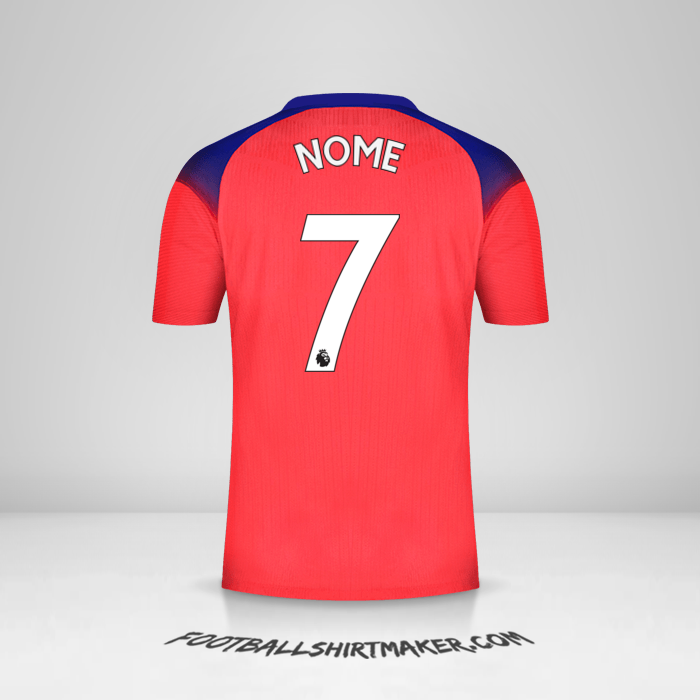 Camisa Chelsea 2020/21 Terceira -  nome - 7
