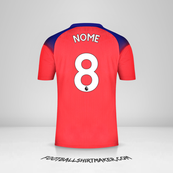 Camisa Chelsea 2020/21 Terceira -  nome - 8