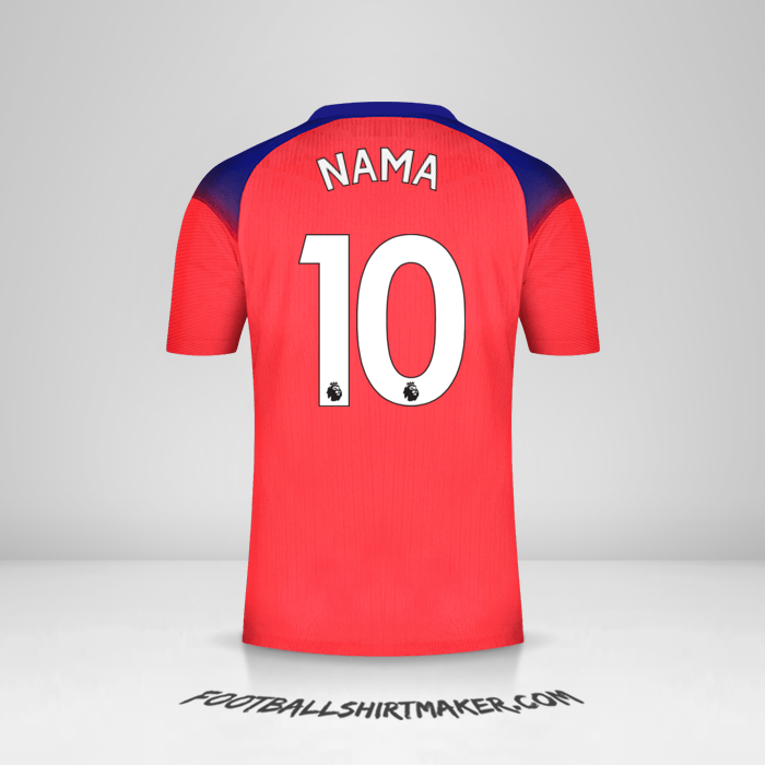 Jersey Chelsea 2020/21 Ketiga -  nama - 10