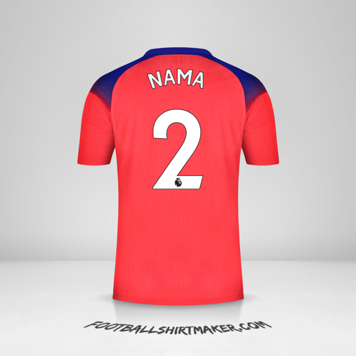 Jersey Chelsea 2020/21 Ketiga -  nama - 2