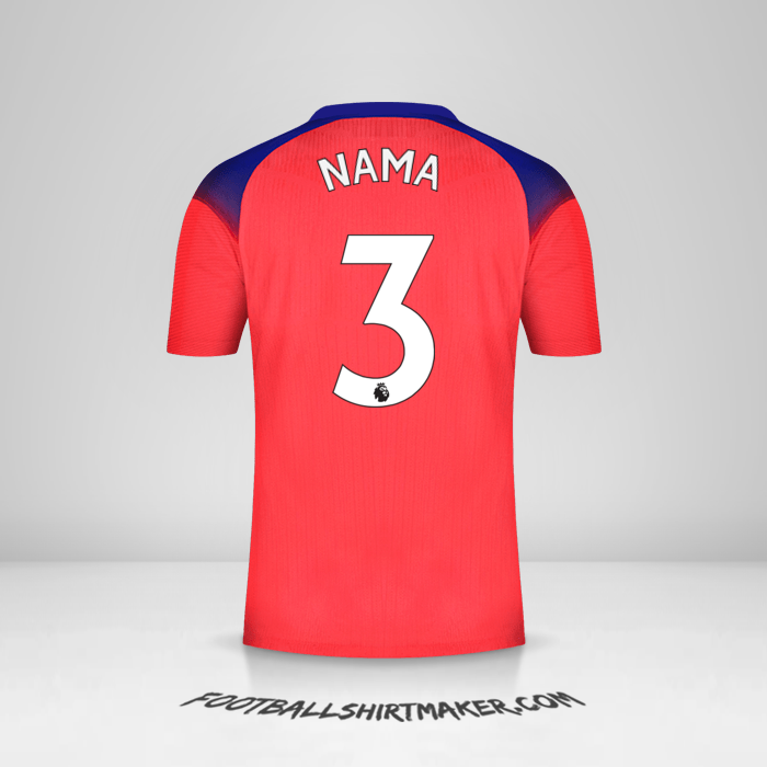 Jersey Chelsea 2020/21 Ketiga -  nama - 3