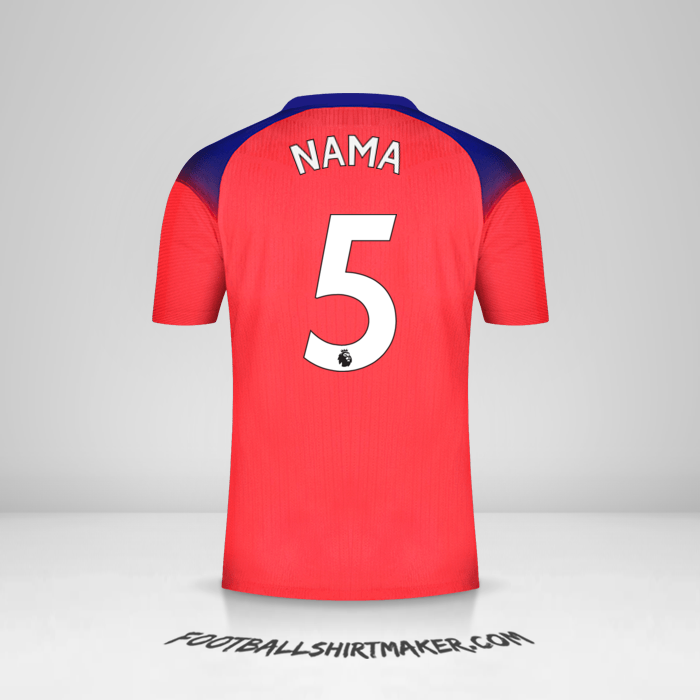 Jersey Chelsea 2020/21 Ketiga -  nama - 5