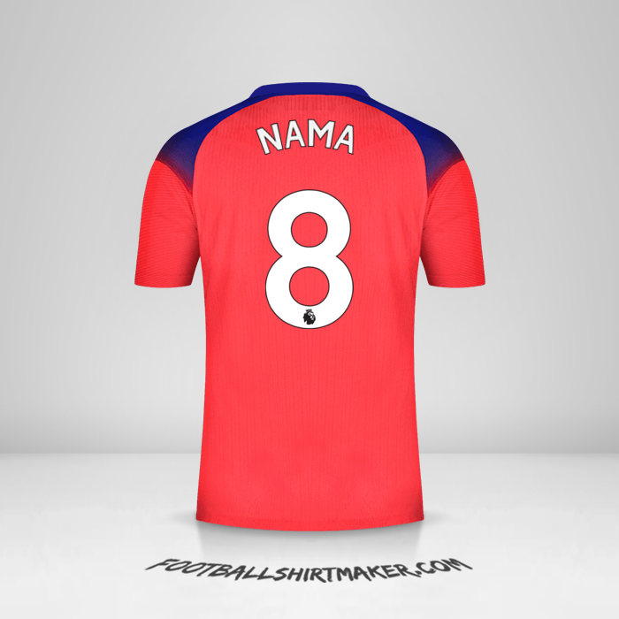 Jersey Chelsea 2020/21 Ketiga -  nama - 8