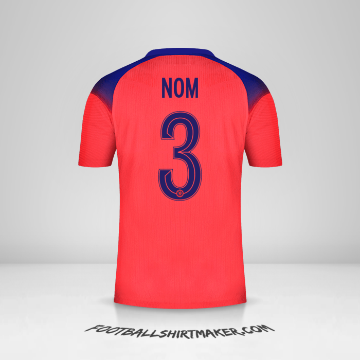 Maillot Chelsea Cup 2020/21 Troisième -  nom - 3