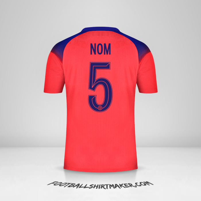 Maillot Chelsea Cup 2020/21 Troisième -  nom - 5