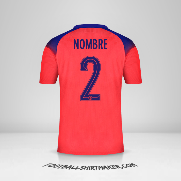 Camiseta Chelsea Cup 2020/21 Tercera -  nombre - 2