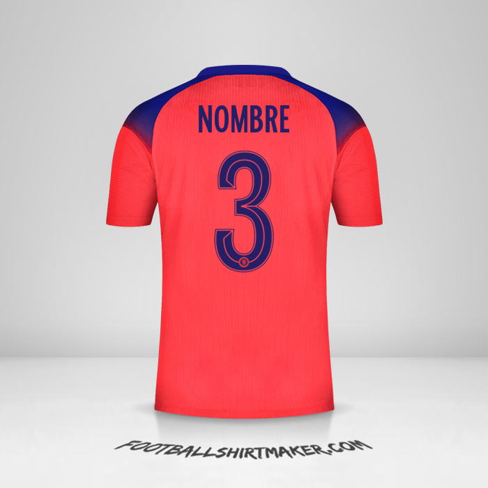 Camiseta Chelsea Cup 2020/21 Tercera -  nombre - 3