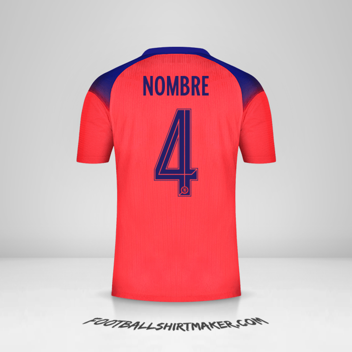 Jersey Chelsea Cup 2020/21 Tercera -  nombre - 4