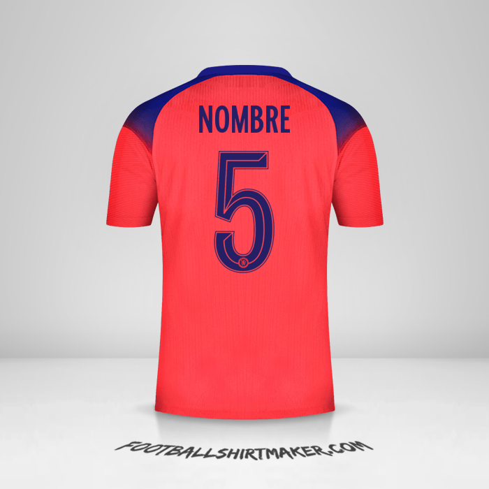 Camiseta Chelsea Cup 2020/21 Tercera -  nombre - 5