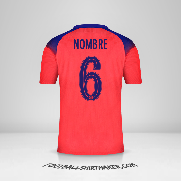 Camiseta Chelsea Cup 2020/21 Tercera -  nombre - 6