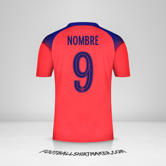Camiseta Chelsea Cup 2020/21 Tercera -  nombre - 9