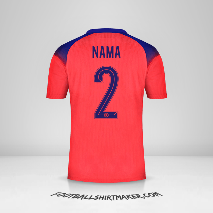 Jersey Chelsea Cup 2020/21 Ketiga -  nama - 2