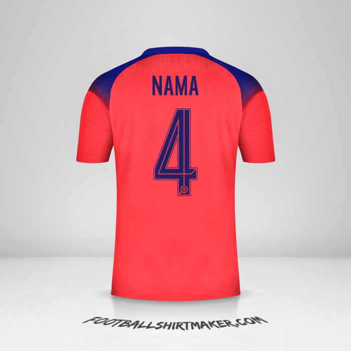 Jersey Chelsea Cup 2020/21 Ketiga -  nama - 4