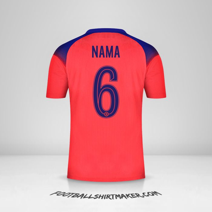 Jersey Chelsea Cup 2020/21 Ketiga -  nama - 6