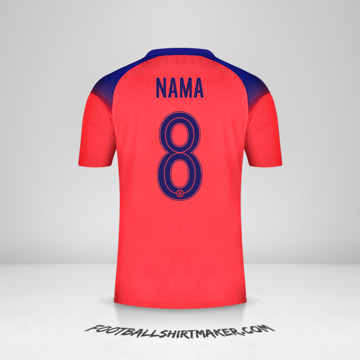 Jersey Chelsea Cup 2020/21 Ketiga -  nama - 8