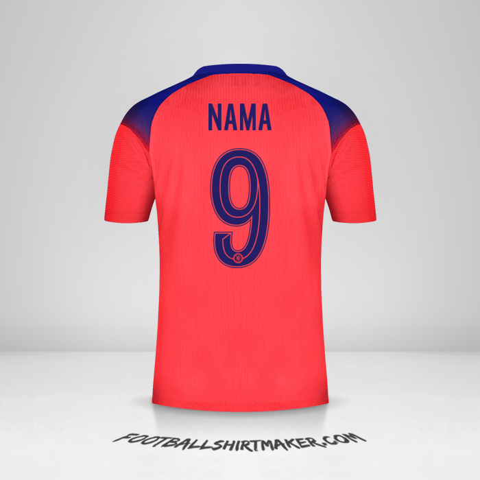 Jersey Chelsea Cup 2020/21 Ketiga -  nama - 9