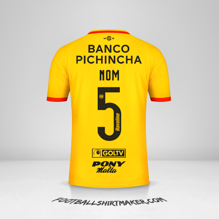 Maillot Barcelona SC 2021 -  nom - 5