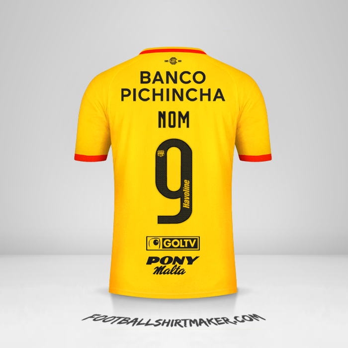 Maillot Barcelona SC 2021 -  nom - 9