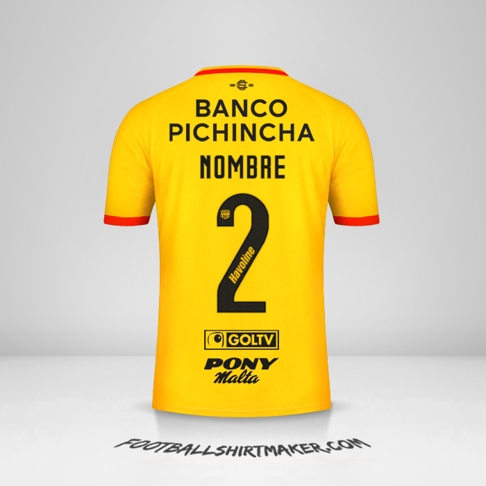 Jersey Barcelona SC 2021 -  nombre - 2