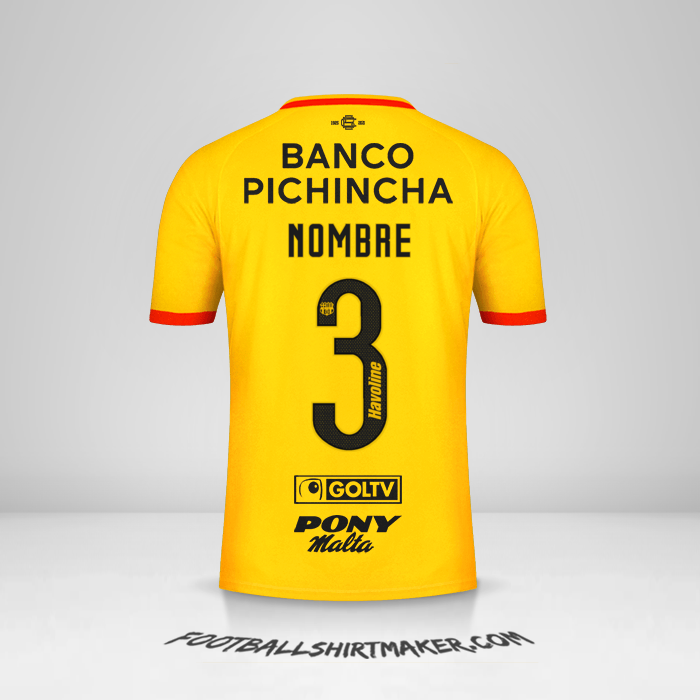 Camiseta Barcelona SC 2021 -  nombre - 3