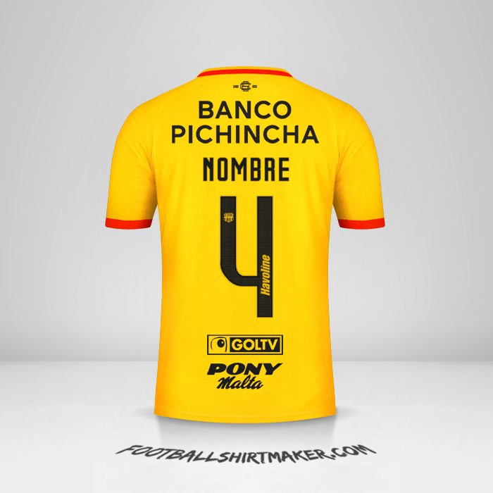 Camiseta Barcelona SC 2021 -  nombre - 4