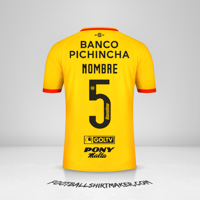 Jersey Barcelona SC 2021 -  nombre - 5