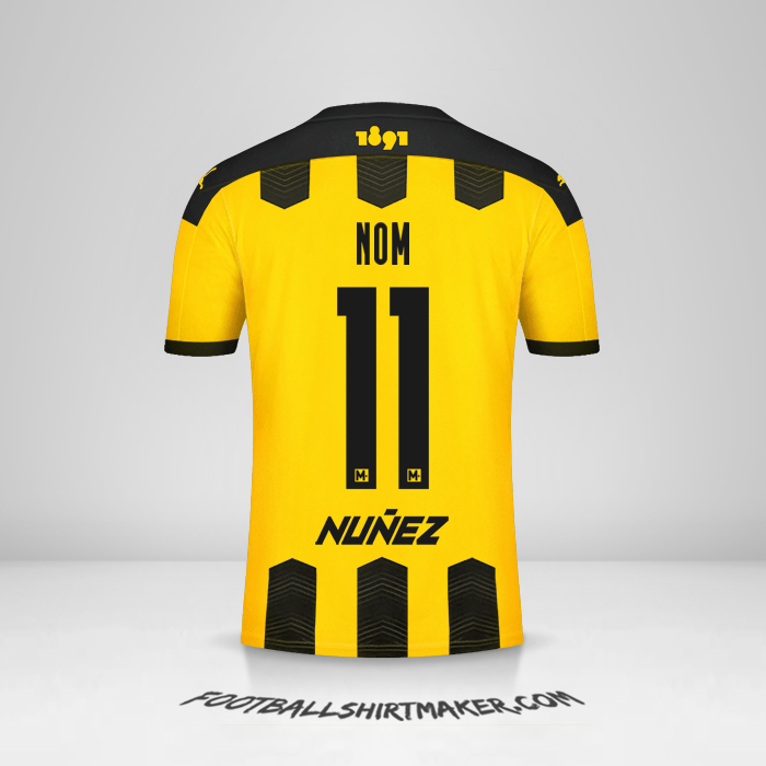 Maillot Peñarol 2021 -  nom - 11