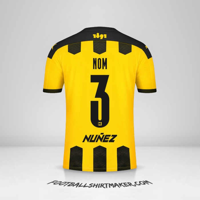 Maillot Peñarol 2021 -  nom - 3