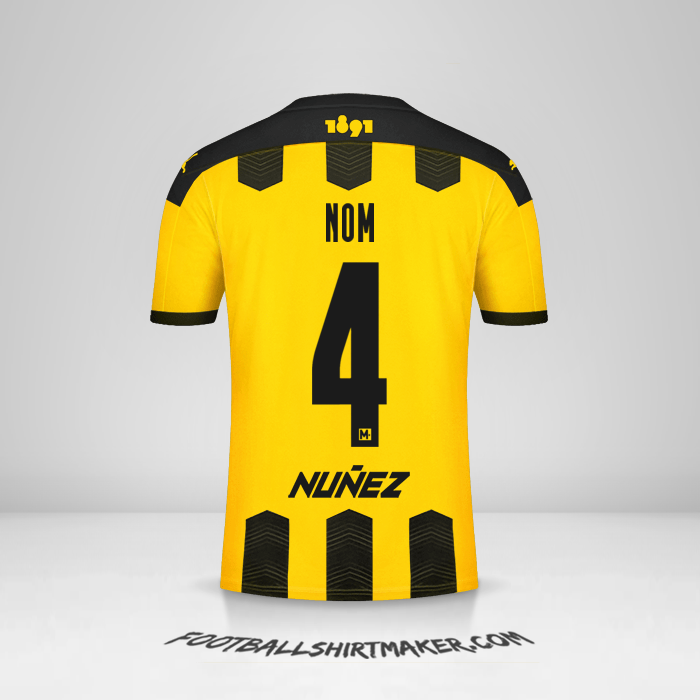 Maillot Peñarol 2021 -  nom - 4