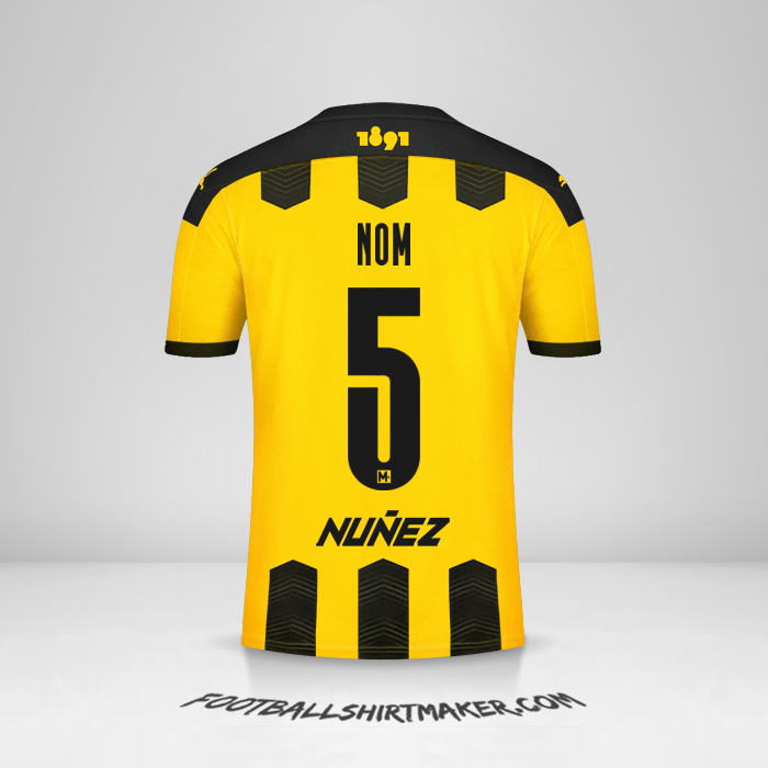 Maillot Peñarol 2021 -  nom - 5