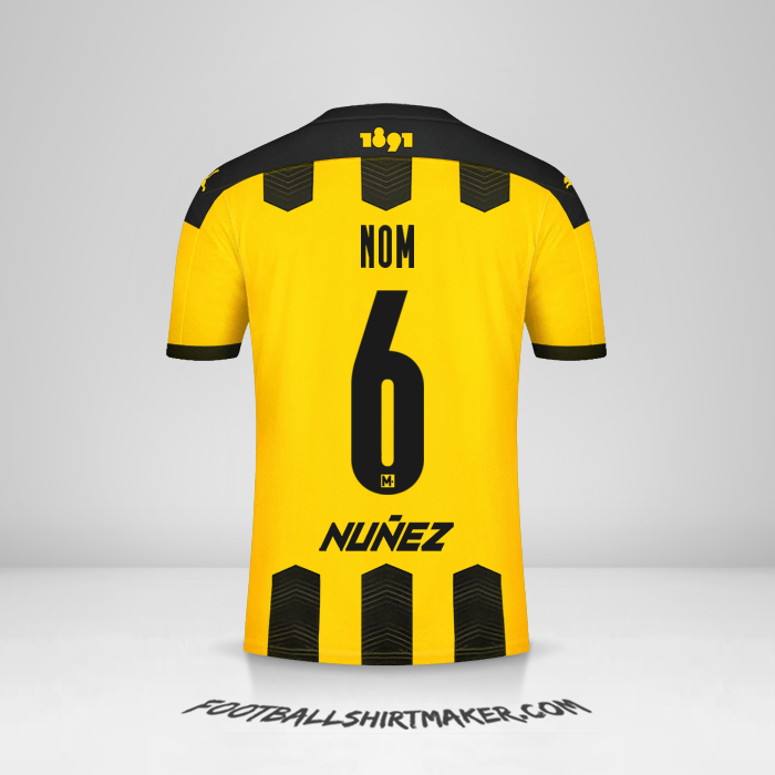 Maillot Peñarol 2021 -  nom - 6