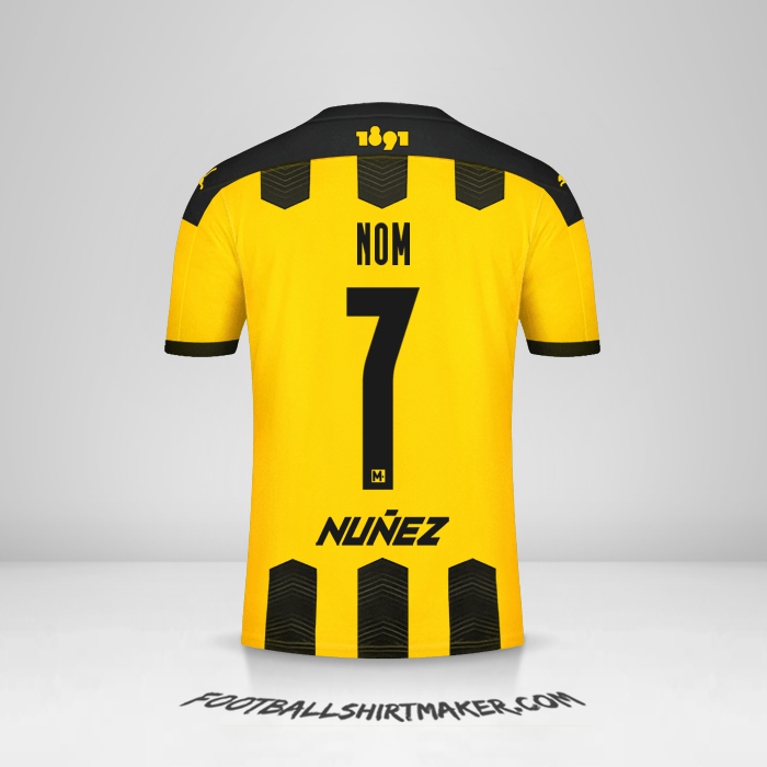 Maillot Peñarol 2021 -  nom - 7