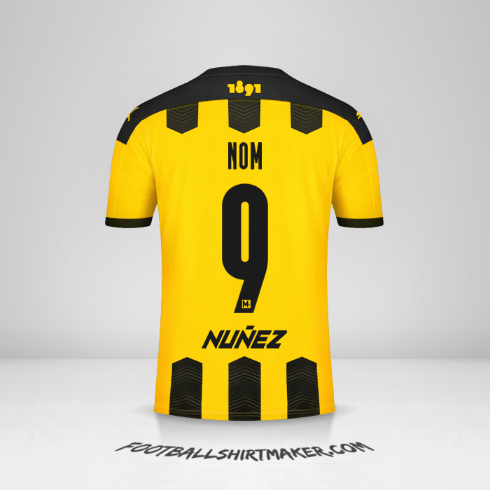 Maillot Peñarol 2021 -  nom - 9