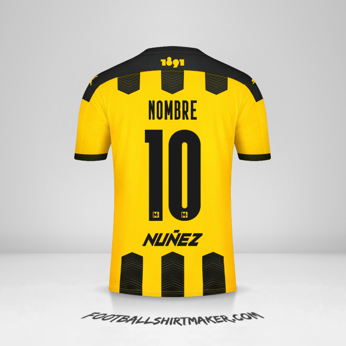 Jersey Peñarol 2021 -  nombre - 10