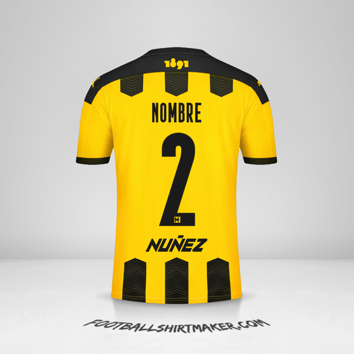 Jersey Peñarol 2021 -  nombre - 2