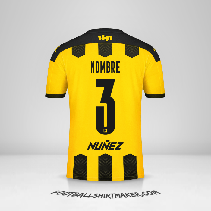Jersey Peñarol 2021 -  nombre - 3