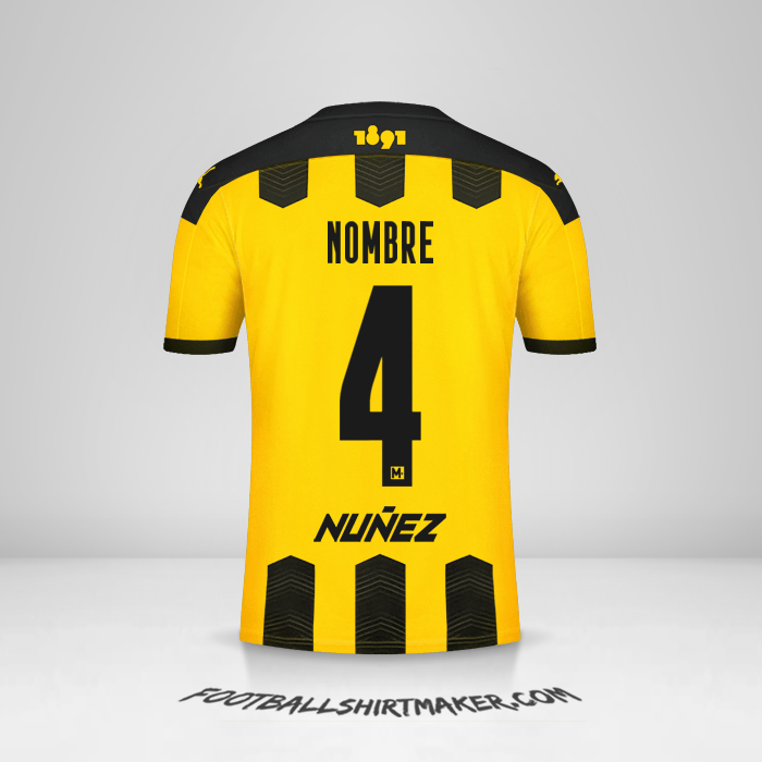 Jersey Peñarol 2021 -  nombre - 4