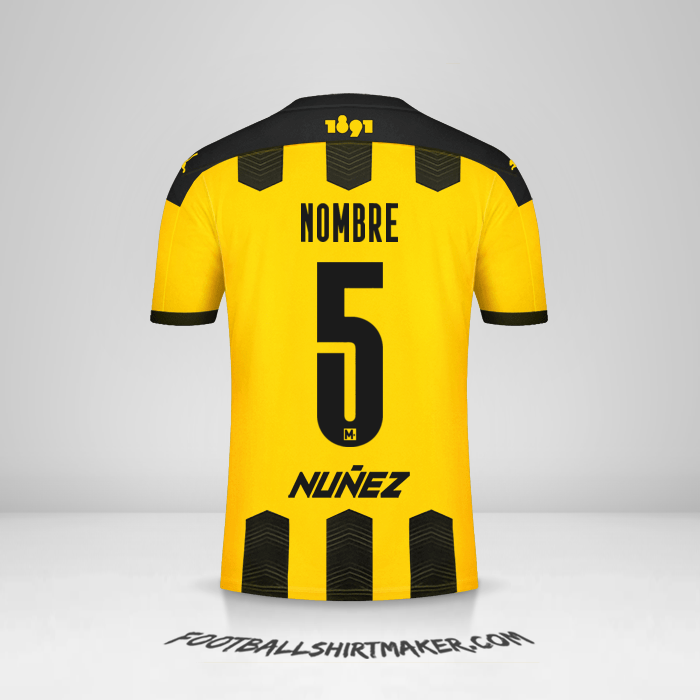 Jersey Peñarol 2021 -  nombre - 5