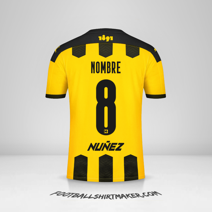 Jersey Peñarol 2021 -  nombre - 8