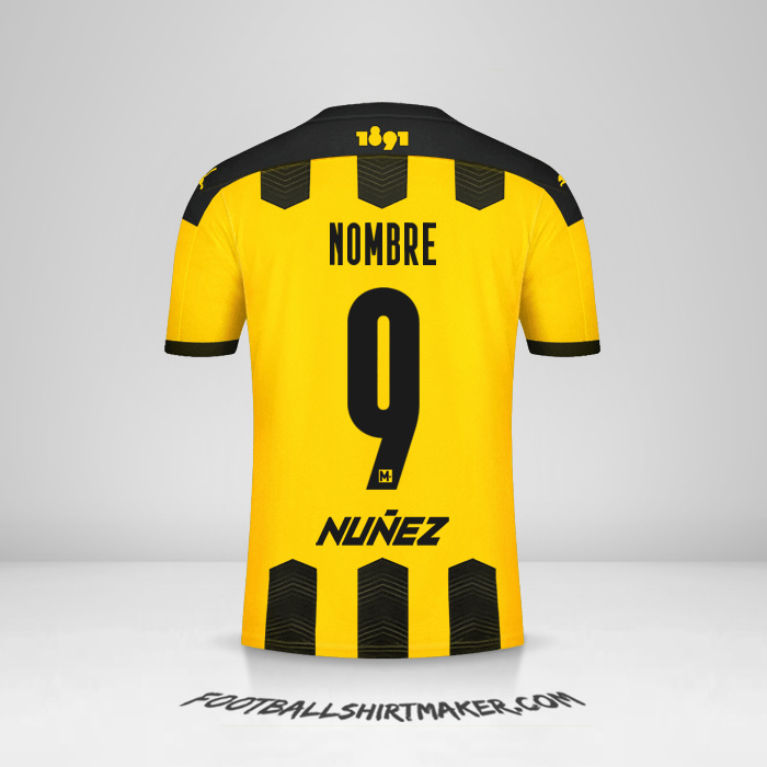 Jersey Peñarol 2021 -  nombre - 9