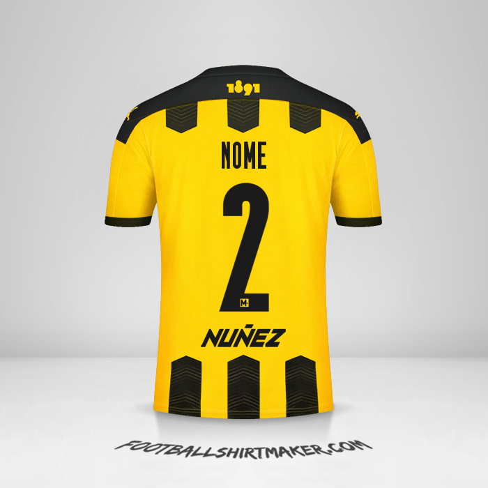 Camisola Peñarol 2021 -  nome - 2