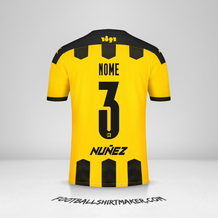 Camisola Peñarol 2021 -  nome - 3