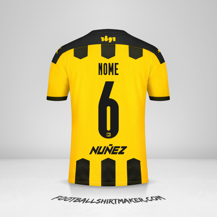 Camisa Peñarol 2021 -  nome - 6