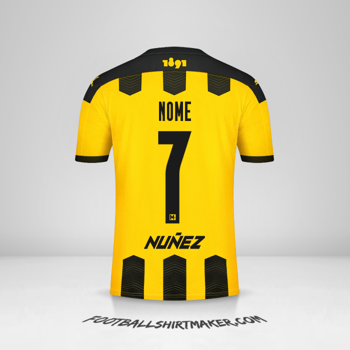 Camisola Peñarol 2021 -  nome - 7
